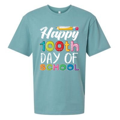 Kindergarten School Drawing Gift 100 Days Of School Gift Sueded Cloud Jersey T-Shirt