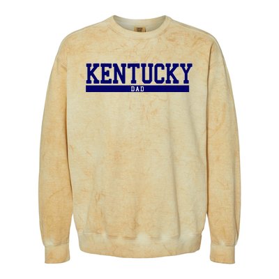 Kentucky State Dad Sports Colorblast Crewneck Sweatshirt