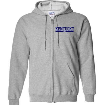 Kentucky State Dad Sports Full Zip Hoodie