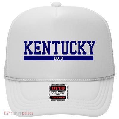 Kentucky State Dad Sports High Crown Mesh Back Trucker Hat