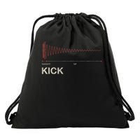 Kick Snare Daw Producer Studio Audio Wave Gear Vst Synth Drawstring Bag