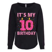 K.i.d.s Sweet donut It's My 10th Birthday Shirt 10 Yrs Old Gift Womens California Wash Sweatshirt