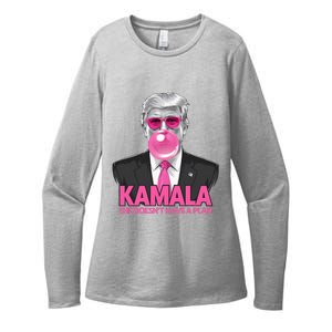 Kamala She Doesn’T Have A Plan Donald Trump Womens CVC Long Sleeve Shirt