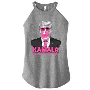 Kamala She Doesn’T Have A Plan Donald Trump Women's Perfect Tri Rocker Tank