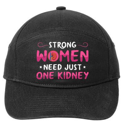 Kidney Surgery Design For Your Kidney Donor Wife 7-Panel Snapback Hat