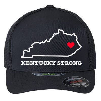 Kentucky Strong Eastern Kentucky Has My Heart Flexfit Unipanel Trucker Cap