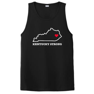 Kentucky Strong Eastern Kentucky Has My Heart PosiCharge Competitor Tank