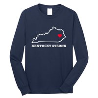 Kentucky Strong Eastern Kentucky Has My Heart Long Sleeve Shirt