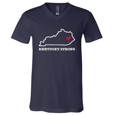 Kentucky Strong Eastern Kentucky Has My Heart V-Neck T-Shirt