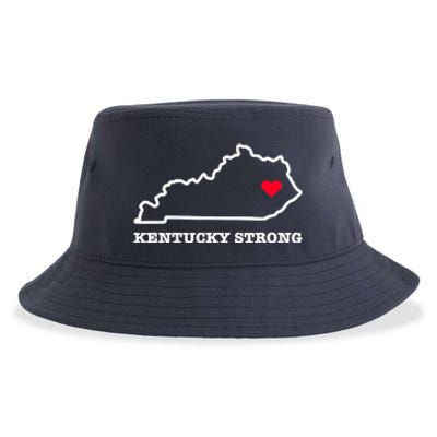 Kentucky Strong Eastern Kentucky Has My Heart Sustainable Bucket Hat