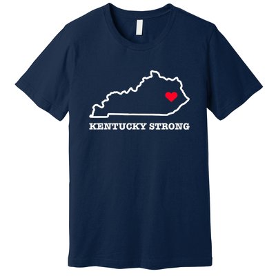 Kentucky Strong Eastern Kentucky Has My Heart Premium T-Shirt