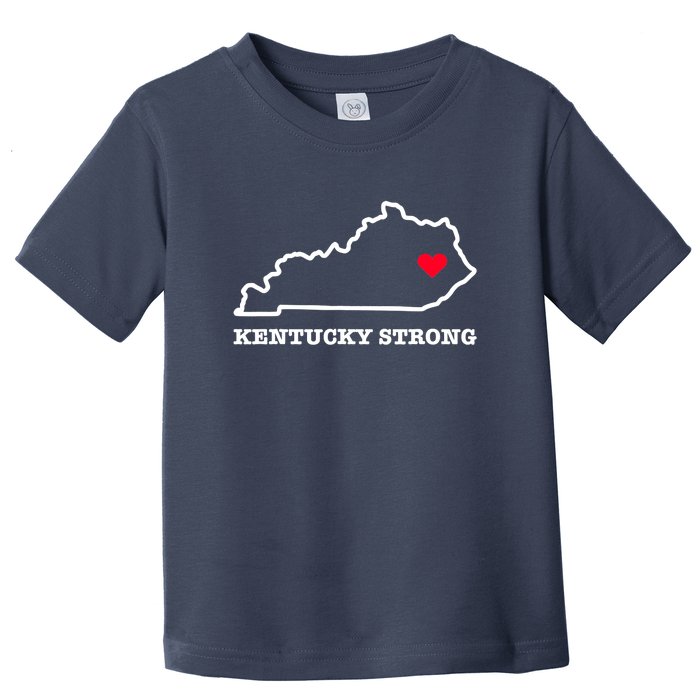 Kentucky Strong Eastern Kentucky Has My Heart Toddler T-Shirt