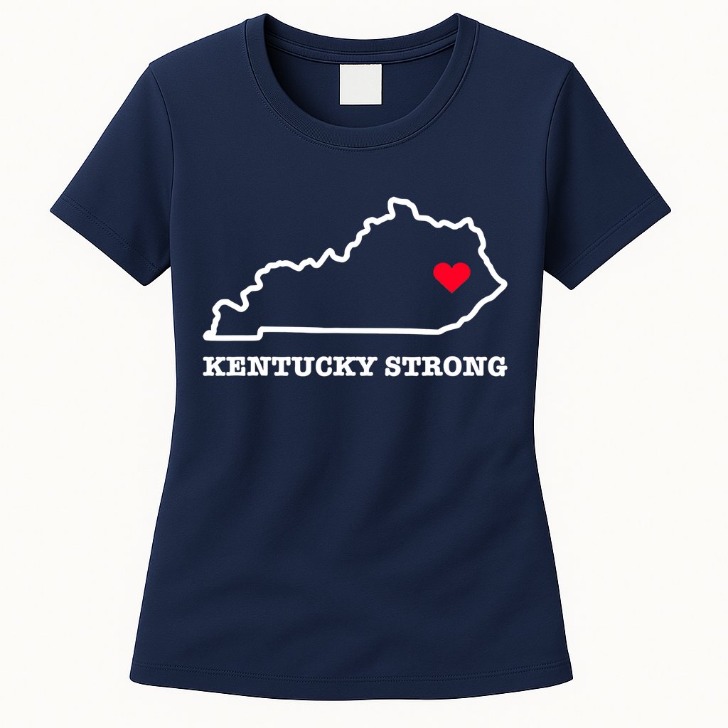Kentucky Strong Eastern Kentucky Has My Heart Womens T-Shirt
