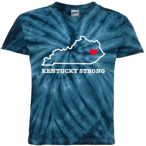 Kentucky Strong Eastern Kentucky Has My Heart Kids Tie-Dye T-Shirt