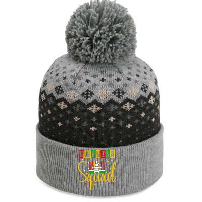 Kwanza Squad Family Christmas Afroamerican Happy Kwanzaa The Baniff Cuffed Pom Beanie