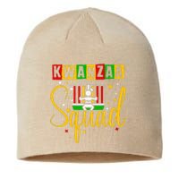 Kwanza Squad Family Christmas Afroamerican Happy Kwanzaa Sustainable Beanie