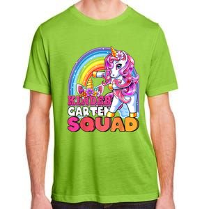 Kindergarten Squad Flossing Unicorn Back To School Adult ChromaSoft Performance T-Shirt