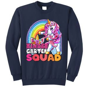 Kindergarten Squad Flossing Unicorn Back To School Sweatshirt