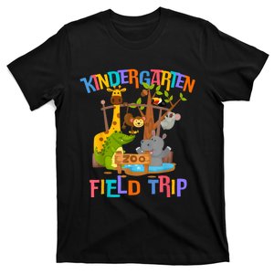 Kindergarten School Field Day Trip Squad 2024 Zoo Animal T-Shirt