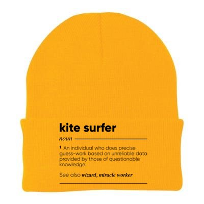 Kite Surfer Funny Definition Gift Knit Cap Winter Beanie