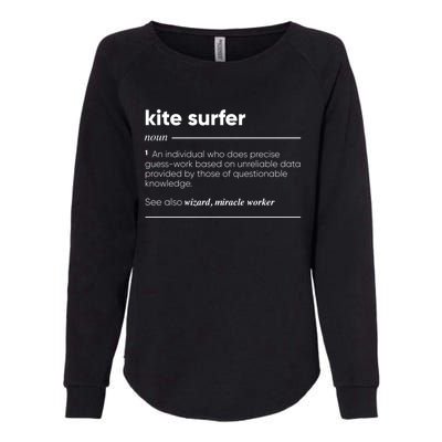 Kite Surfer Funny Definition Gift Womens California Wash Sweatshirt