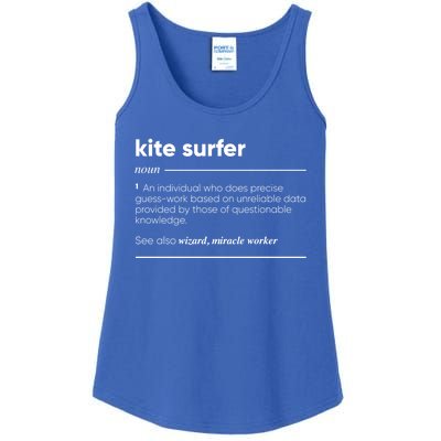 Kite Surfer Funny Definition Gift Ladies Essential Tank