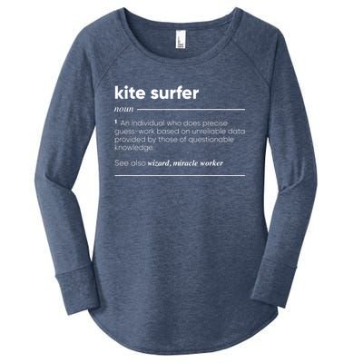 Kite Surfer Funny Definition Gift Women's Perfect Tri Tunic Long Sleeve Shirt