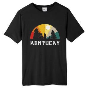 Kentucky Souvenir Forest Evergreen Sunset Nature Lover Tall Fusion ChromaSoft Performance T-Shirt