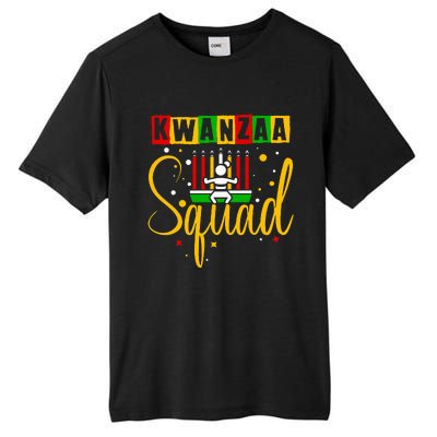 Kwanza Squad Family Christmas Afroamerican Happy Kwanzaa Tall Fusion ChromaSoft Performance T-Shirt