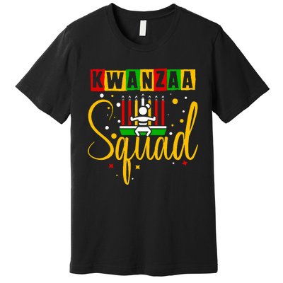 Kwanza Squad Family Christmas Afroamerican Happy Kwanzaa Premium T-Shirt