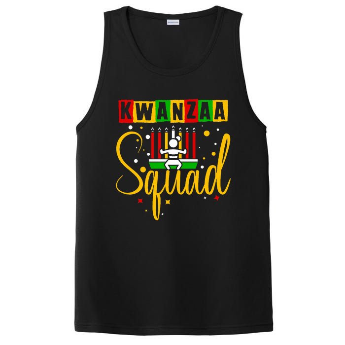 Kwanza Squad Family Christmas Afroamerican Happy Kwanzaa PosiCharge Competitor Tank