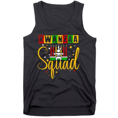 Kwanza Squad Family Christmas Afroamerican Happy Kwanzaa Tank Top