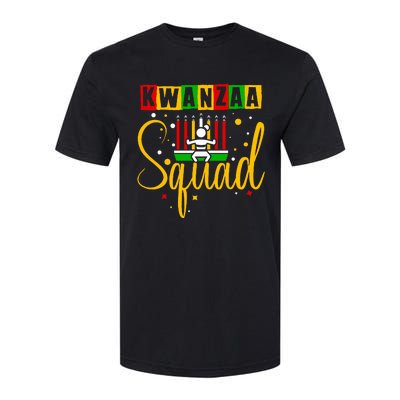 Kwanza Squad Family Christmas Afroamerican Happy Kwanzaa Softstyle CVC T-Shirt