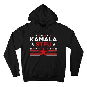 Kamala Stfu Funny Kamala Harris Usa Flag Hoodie