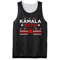 Kamala Stfu Funny Kamala Harris Usa Flag Mesh Reversible Basketball Jersey Tank