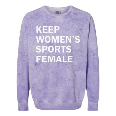 Keep Sports Female Colorblast Crewneck Sweatshirt