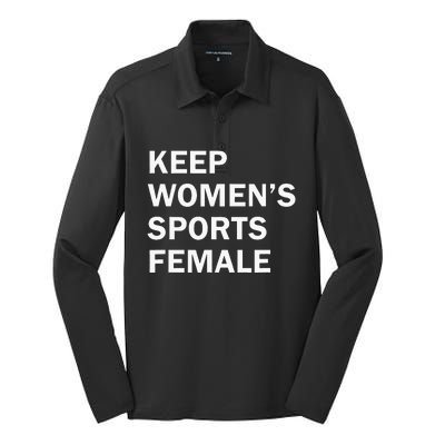 Keep Sports Female Silk Touch Performance Long Sleeve Polo