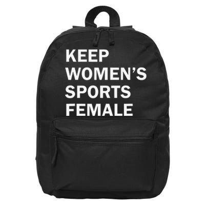 Keep Sports Female 16 in Basic Backpack