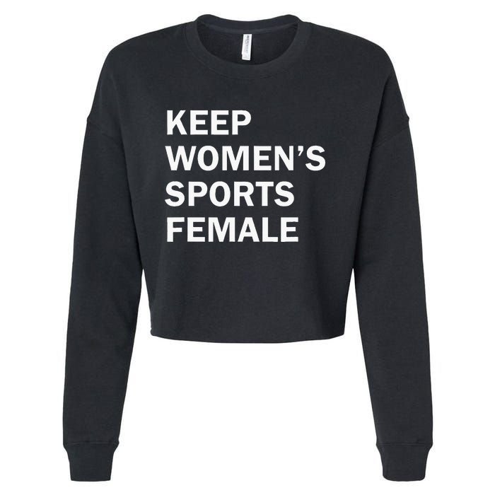 Keep Sports Female Cropped Pullover Crew