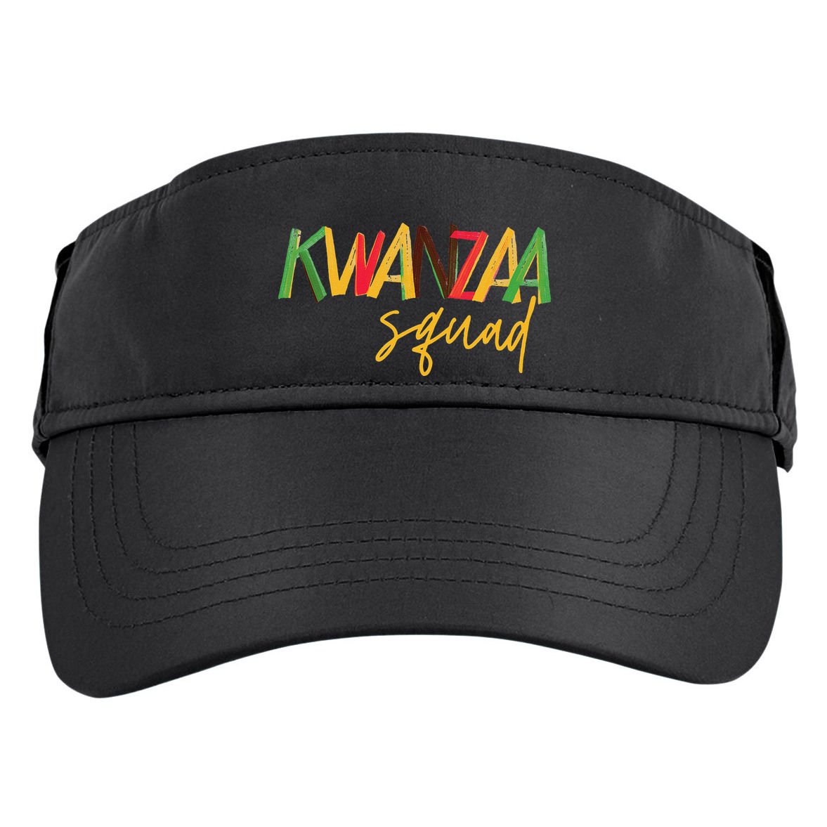 Kwanzaa Squad Funny Celebration Kwanzaa Family Matching Adult Drive Performance Visor