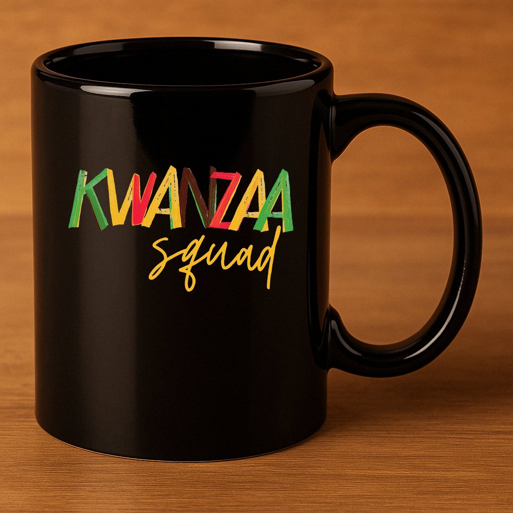 Kwanzaa Squad Funny Celebration Kwanzaa Family Matching 11oz C Handle Ceramic Mug