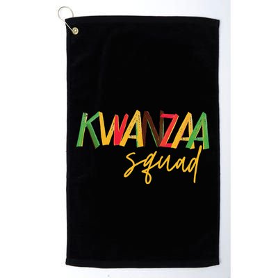 Kwanzaa Squad Funny Celebration Kwanzaa Family Matching Golf Towel