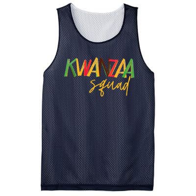 Kwanzaa Squad Funny Celebration Kwanzaa Family Matching Mesh Reversible Basketball Jersey Tank