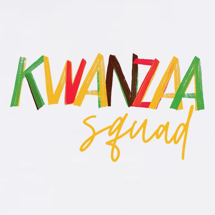 Kwanzaa Squad Funny Celebration Kwanzaa Family Matching Garment-Dyed Sweatshirt