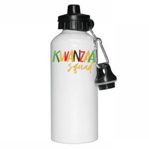 Kwanzaa Squad Funny Celebration Kwanzaa Family Matching Aluminum Water Bottle