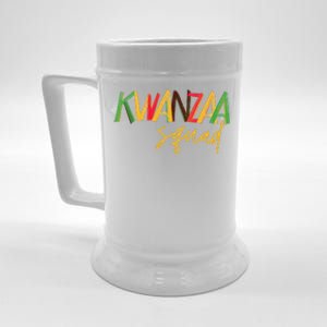 Kwanzaa Squad Funny Celebration Kwanzaa Family Matching Beer Stein