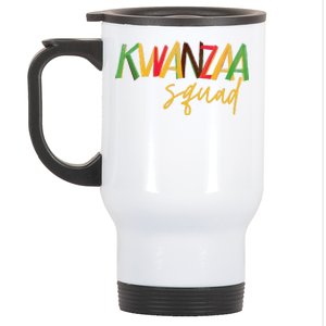 Kwanzaa Squad Funny Celebration Kwanzaa Family Matching Stainless Steel Travel Mug