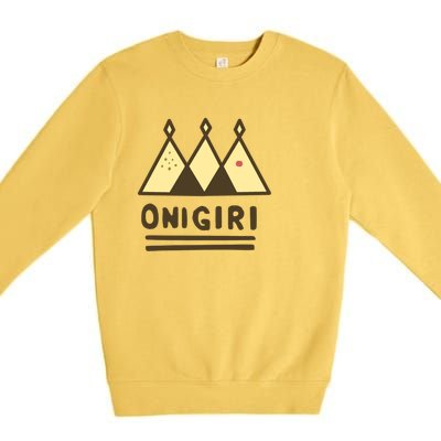 Kyo Sohma Fruits Basket Onigiri Rice Ball Premium Crewneck Sweatshirt