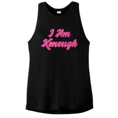 Kenough Selflove Funny Quote Im Kenough Ladies PosiCharge Tri-Blend Wicking Tank