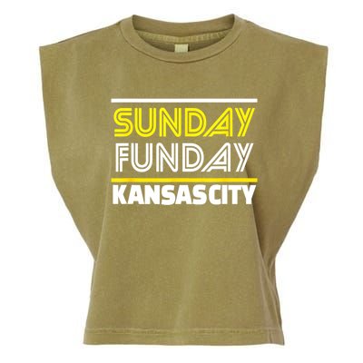 KC Sunday Funday Kansas City Sunday Funday Garment-Dyed Women's Muscle Tee